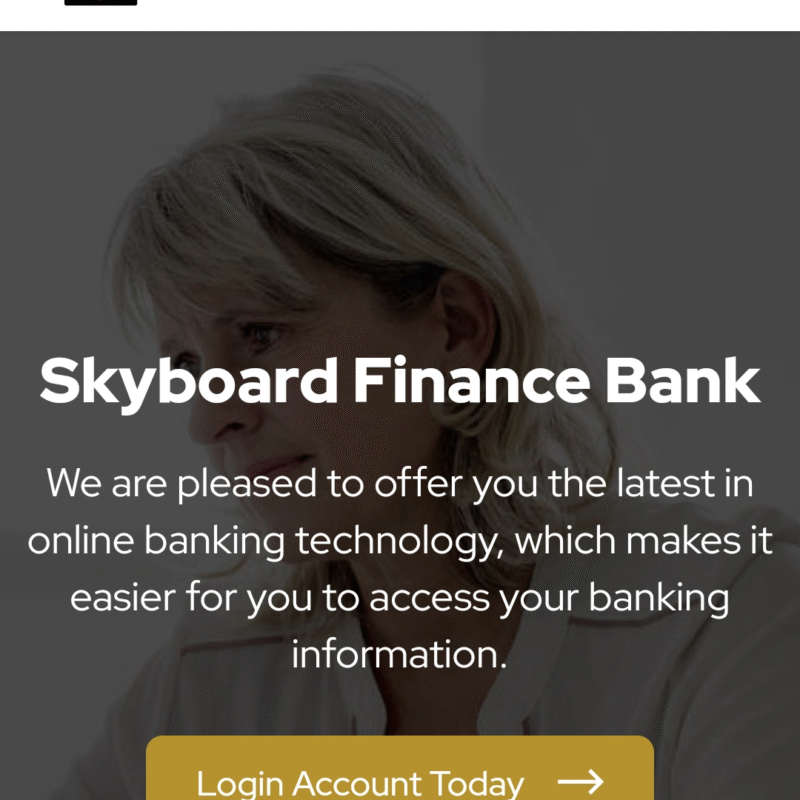 Skyboard Banking PHP Script
