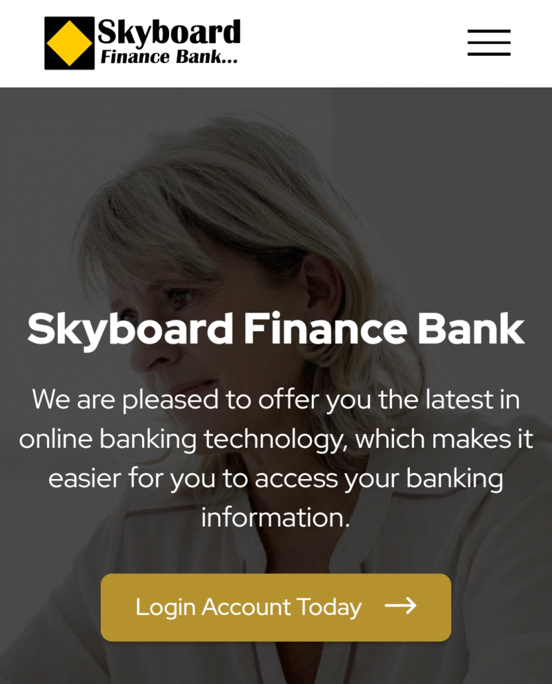Skyboard Banking PHP Script